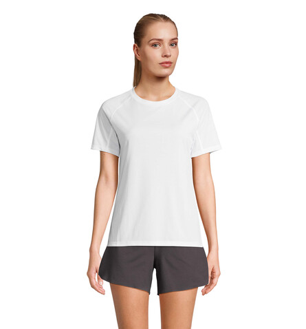 VORTEX WOMEN RAGLAN T-SHIRT - White bedrucken, Art.-Nr. S04788-WH-S VORTEX WOMEN RAGLAN T-SHIRT - White bedrucken, Art.-Nr. S04788-WH-S