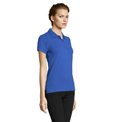 PEOPLE DAMEN POLO 210g - Royal Blue bedrucken, Art.-Nr. S11310-RB-M