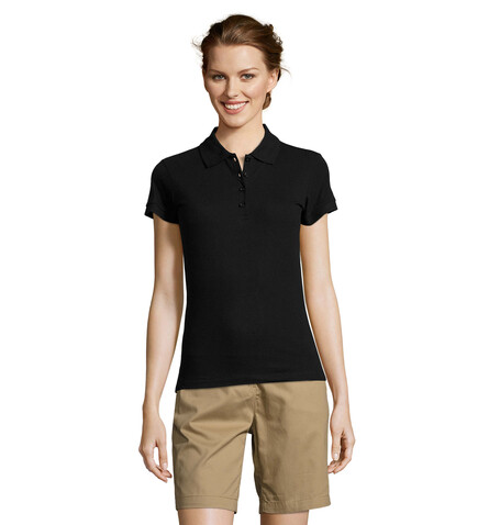 PEOPLE DAMEN POLO 210g - Schwarz bedrucken, Art.-Nr. S11310-BK-XXL PEOPLE DAMEN POLO 210g - Schwarz bedrucken, Art.-Nr. S11310-BK-XXL