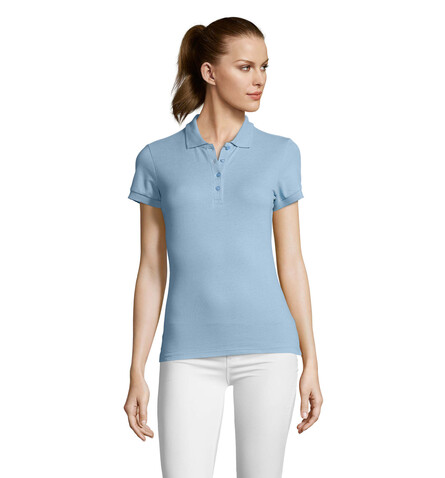 PASSION DAMEN POLO 170g - Sky Blue Pique bedrucken, Art.-Nr. S11338-SP-XXL PASSION DAMEN POLO 170g - Sky Blue Pique bedrucken, Art.-Nr. S11338-SP-XXL