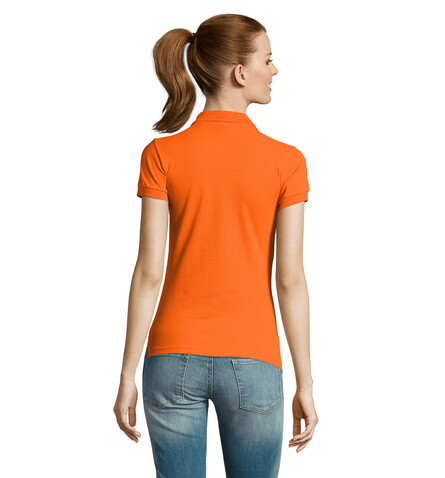 PASSION DAMEN POLO 170g - Orange bedrucken, Art.-Nr. S11338-OR-M PASSION DAMEN POLO 170g - Orange bedrucken, Art.-Nr. S11338-OR-M