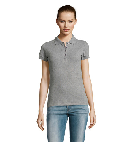 PASSION DAMEN POLO 170g - Grau-Melange 2 bedrucken, Art.-Nr. S11338-GY-XXL PASSION DAMEN POLO 170g - Grau-Melange 2 bedrucken, Art.-Nr. S11338-GY-XXL