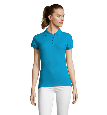 PASSION DAMEN POLO 170g - Aqua bedrucken, Art.-Nr. S11338-AQ-L PASSION DAMEN POLO 170g - Aqua bedrucken, Art.-Nr. S11338-AQ-L
