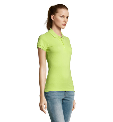 PASSION DAMEN POLO 170g - Apple Green bedrucken, Art.-Nr. S11338-AG-L