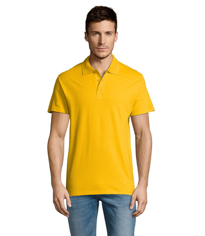 SUMMER II MEN Polo 170g - Gold bedrucken, Art.-Nr. S11342-GO-M SUMMER II MEN Polo 170g - Gold bedrucken, Art.-Nr. S11342-GO-M