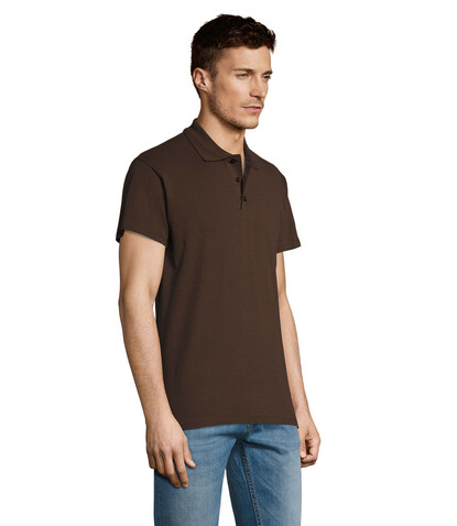 SUMMER II MEN Polo 170g - Chocolate bedrucken, Art.-Nr. S11342-CH-XXL