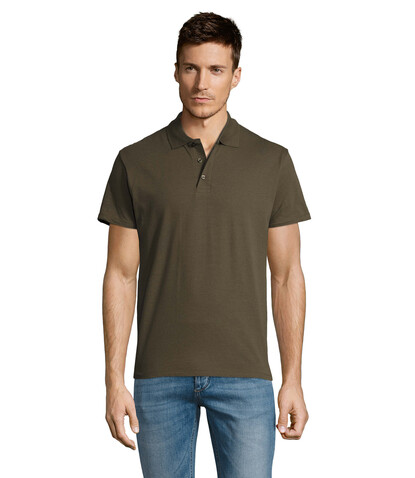 SUMMER II MEN Polo 170g - Army bedrucken, Art.-Nr. S11342-AR-L