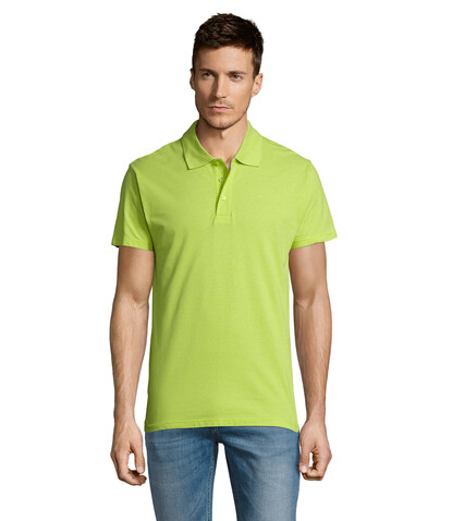 SUMMER II MEN Polo 170g - Apple Green bedrucken, Art.-Nr. S11342-AG-M