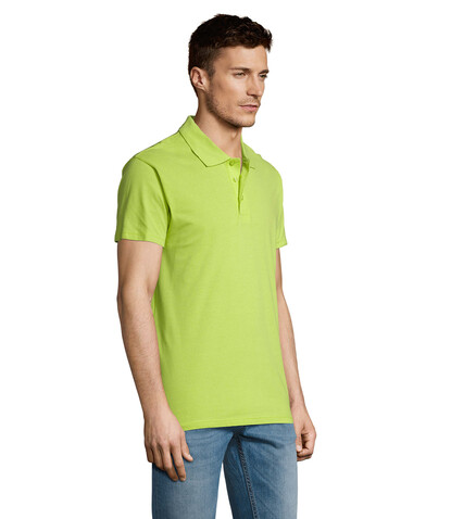SUMMER II MEN Polo 170g - Apple Green bedrucken, Art.-Nr. S11342-AG-M