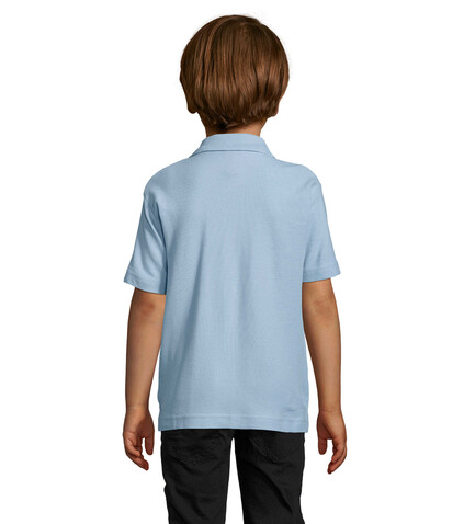 SUMMER II KIDS Polo 170g - Sky Blue Pique bedrucken, Art.-Nr. S11344-SP-L SUMMER II KIDS Polo 170g - Sky Blue Pique bedrucken, Art.-Nr. S11344-SP-L