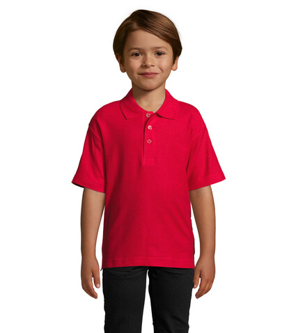 SUMMER II KIDS Polo 170g - Red bedrucken, Art.-Nr. S11344-RD-XL SUMMER II KIDS Polo 170g - Red bedrucken, Art.-Nr. S11344-RD-XL