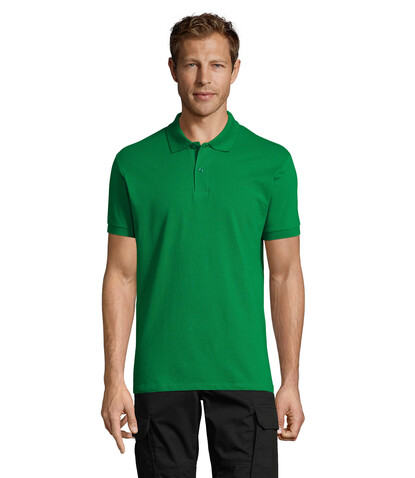 PERFECT MEN Polo 180g - Kelly Green bedrucken, Art.-Nr. S11346-KG-3XL