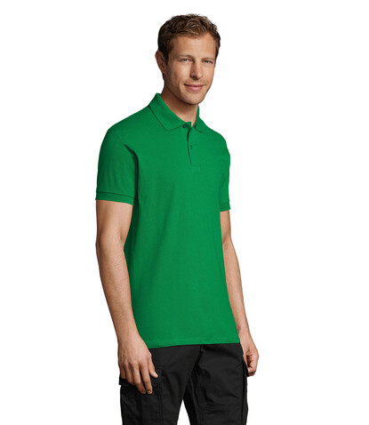 PERFECT MEN Polo 180g - Kelly Green bedrucken, Art.-Nr. S11346-KG-3XL