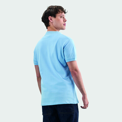 PERFECT MEN Polo 180g - Sky Blue Pique bedrucken, Art.-Nr. S11346-SP-S