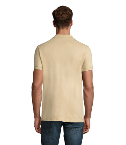 PERFECT MEN Polo 180g - Sand bedrucken, Art.-Nr. S11346-SA-S PERFECT MEN Polo 180g - Sand bedrucken, Art.-Nr. S11346-SA-S