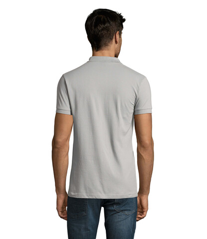 PERFECT MEN Polo 180g - Pure Grey bedrucken, Art.-Nr. S11346-PG-XL PERFECT MEN Polo 180g - Pure Grey bedrucken, Art.-Nr. S11346-PG-XL