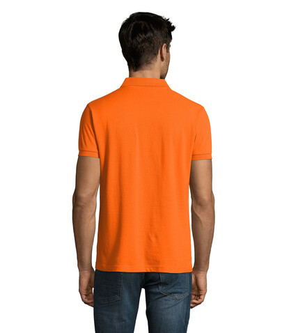 PERFECT MEN Polo 180g - Orange bedrucken, Art.-Nr. S11346-OR-XL