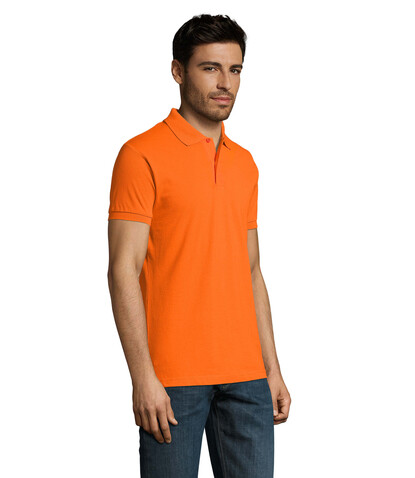PERFECT MEN Polo 180g - Orange bedrucken, Art.-Nr. S11346-OR-XL