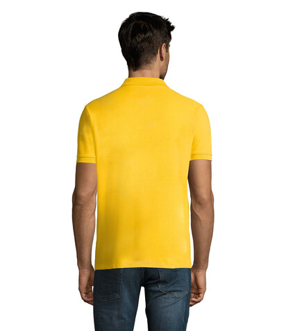 PERFECT MEN Polo 180g - Gold bedrucken, Art.-Nr. S11346-GO-S