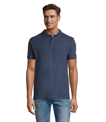 PERFECT MEN Polo 180g - Denim bedrucken, Art.-Nr. S11346-DM-M
