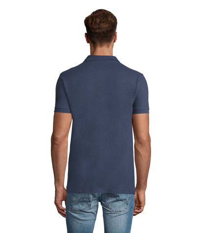 PERFECT MEN Polo 180g - Denim bedrucken, Art.-Nr. S11346-DM-M