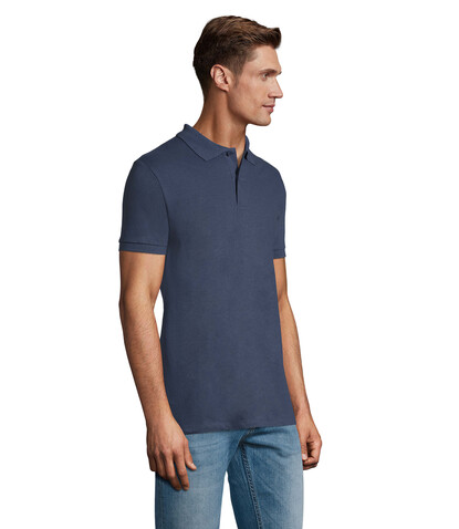 PERFECT MEN Polo 180g - Denim bedrucken, Art.-Nr. S11346-DM-M