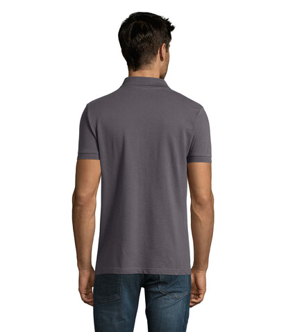 PERFECT MEN Polo 180g - Dunkelgrau bedrucken, Art.-Nr. S11346-DG-S PERFECT MEN Polo 180g - Dunkelgrau bedrucken, Art.-Nr. S11346-DG-S