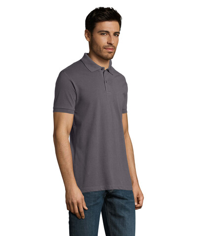 PERFECT MEN Polo 180g - Dunkelgrau bedrucken, Art.-Nr. S11346-DG-S PERFECT MEN Polo 180g - Dunkelgrau bedrucken, Art.-Nr. S11346-DG-S