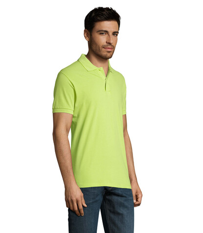 PERFECT MEN Polo 180g - Apple Green bedrucken, Art.-Nr. S11346-AG-L