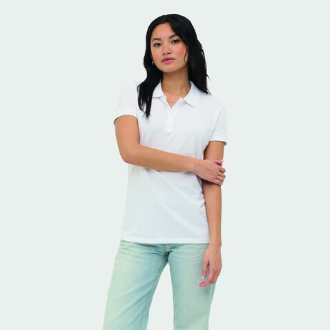 PERFECT DAMEN POLO 180g - White bedrucken, Art.-Nr. S11347-WH-XXL PERFECT DAMEN POLO 180g - White bedrucken, Art.-Nr. S11347-WH-XXL
