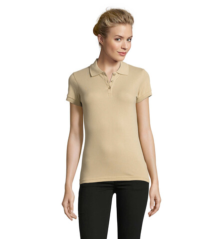 PERFECT DAMEN POLO 180g - Sand bedrucken, Art.-Nr. S11347-SA-XL PERFECT DAMEN POLO 180g - Sand bedrucken, Art.-Nr. S11347-SA-XL