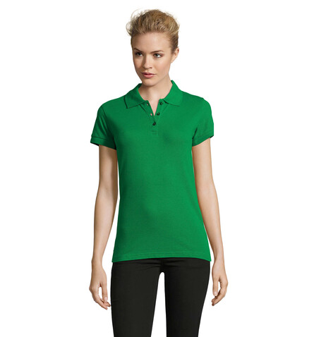PERFECT DAMEN POLO 180g - Kelly Green bedrucken, Art.-Nr. S11347-KG-XL