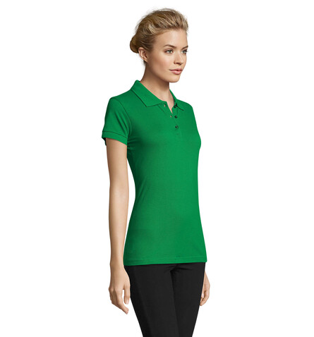 PERFECT DAMEN POLO 180g - Kelly Green bedrucken, Art.-Nr. S11347-KG-XL