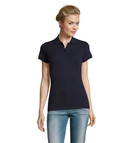 PERFECT DAMEN POLO 180g - French Navy bedrucken, Art.-Nr. S11347-FN-L