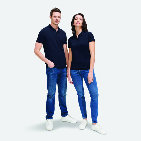 PERFECT DAMEN POLO 180g - French Navy bedrucken, Art.-Nr. S11347-FN-L