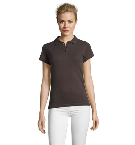 PERFECT DAMEN POLO 180g - Dunkelgrau bedrucken, Art.-Nr. S11347-DG-XXL