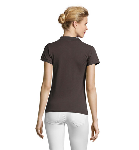 PERFECT DAMEN POLO 180g - Dunkelgrau bedrucken, Art.-Nr. S11347-DG-XXL