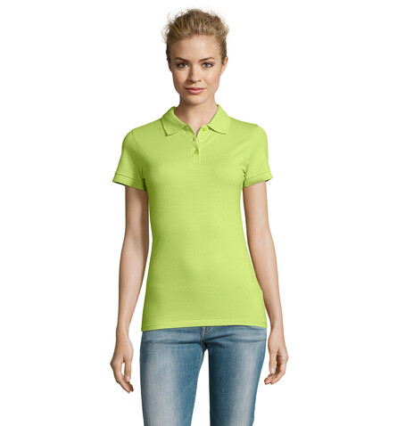 PERFECT DAMEN POLO 180g - Apple Green bedrucken, Art.-Nr. S11347-AG-L PERFECT DAMEN POLO 180g - Apple Green bedrucken, Art.-Nr. S11347-AG-L