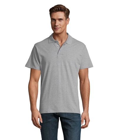 SPRING II MEN Polo 210g - Grau-Melange 2 bedrucken, Art.-Nr. S11362-GY-XXL SPRING II MEN Polo 210g - Grau-Melange 2 bedrucken, Art.-Nr. S11362-GY-XXL