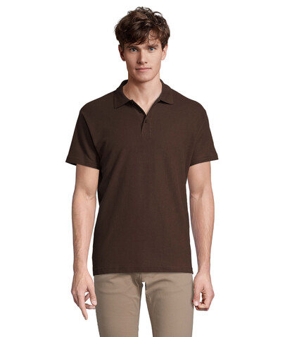 SPRING II MEN Polo 210g - Chocolate bedrucken, Art.-Nr. S11362-CH-XXL SPRING II MEN Polo 210g - Chocolate bedrucken, Art.-Nr. S11362-CH-XXL