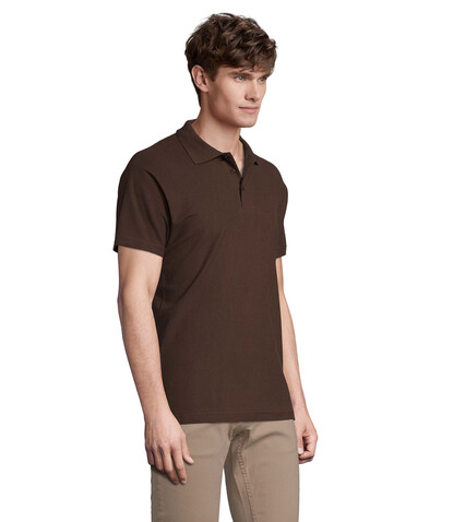SPRING II MEN Polo 210g - Chocolate bedrucken, Art.-Nr. S11362-CH-XXL SPRING II MEN Polo 210g - Chocolate bedrucken, Art.-Nr. S11362-CH-XXL