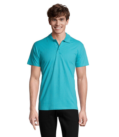 SPRING II MEN Polo 210g - Atoll-Blau bedrucken, Art.-Nr. S11362-AL-M SPRING II MEN Polo 210g - Atoll-Blau bedrucken, Art.-Nr. S11362-AL-M