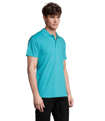 SPRING II MEN Polo 210g - Atoll-Blau bedrucken, Art.-Nr. S11362-AL-M SPRING II MEN Polo 210g - Atoll-Blau bedrucken, Art.-Nr. S11362-AL-M