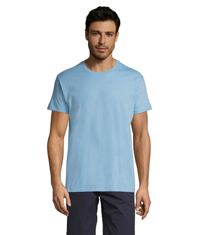 REGENT Uni T-Shirt 150g - Sky Blue bedrucken, Art.-Nr. S11380-SK-XXL REGENT Uni T-Shirt 150g - Sky Blue bedrucken, Art.-Nr. S11380-SK-XXL