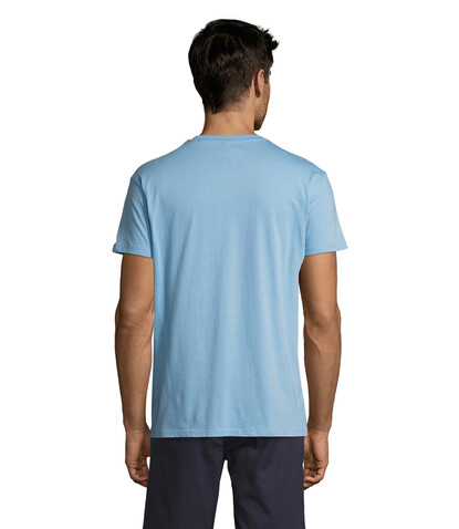 REGENT Uni T-Shirt 150g - Sky Blue bedrucken, Art.-Nr. S11380-SK-XXL REGENT Uni T-Shirt 150g - Sky Blue bedrucken, Art.-Nr. S11380-SK-XXL