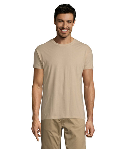 REGENT Uni T-Shirt 150g - Sand bedrucken, Art.-Nr. S11380-SA-XS