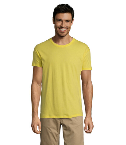 REGENT Uni T-Shirt 150g - Lemon bedrucken, Art.-Nr. S11380-LE-XL REGENT Uni T-Shirt 150g - Lemon bedrucken, Art.-Nr. S11380-LE-XL