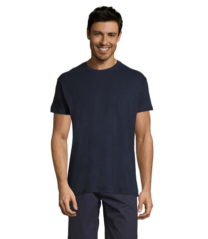 REGENT Uni T-Shirt 150g - French Navy bedrucken, Art.-Nr. S11380-FN-3XL
