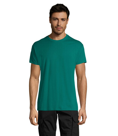 REGENT Uni T-Shirt 150g - Emerald bedrucken, Art.-Nr. S11380-EM-XS