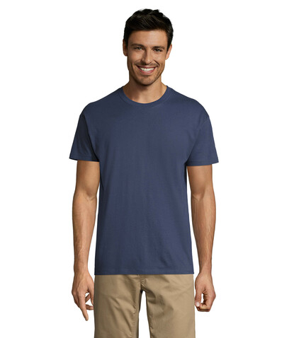 REGENT Uni T-Shirt 150g - Denim bedrucken, Art.-Nr. S11380-DM-M REGENT Uni T-Shirt 150g - Denim bedrucken, Art.-Nr. S11380-DM-M